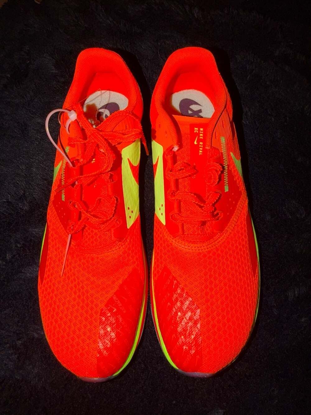 Nike Zoom Rival XC 6 Cross-Country Spikes Hyper Orange Lime Blast DX7999-800 Siz